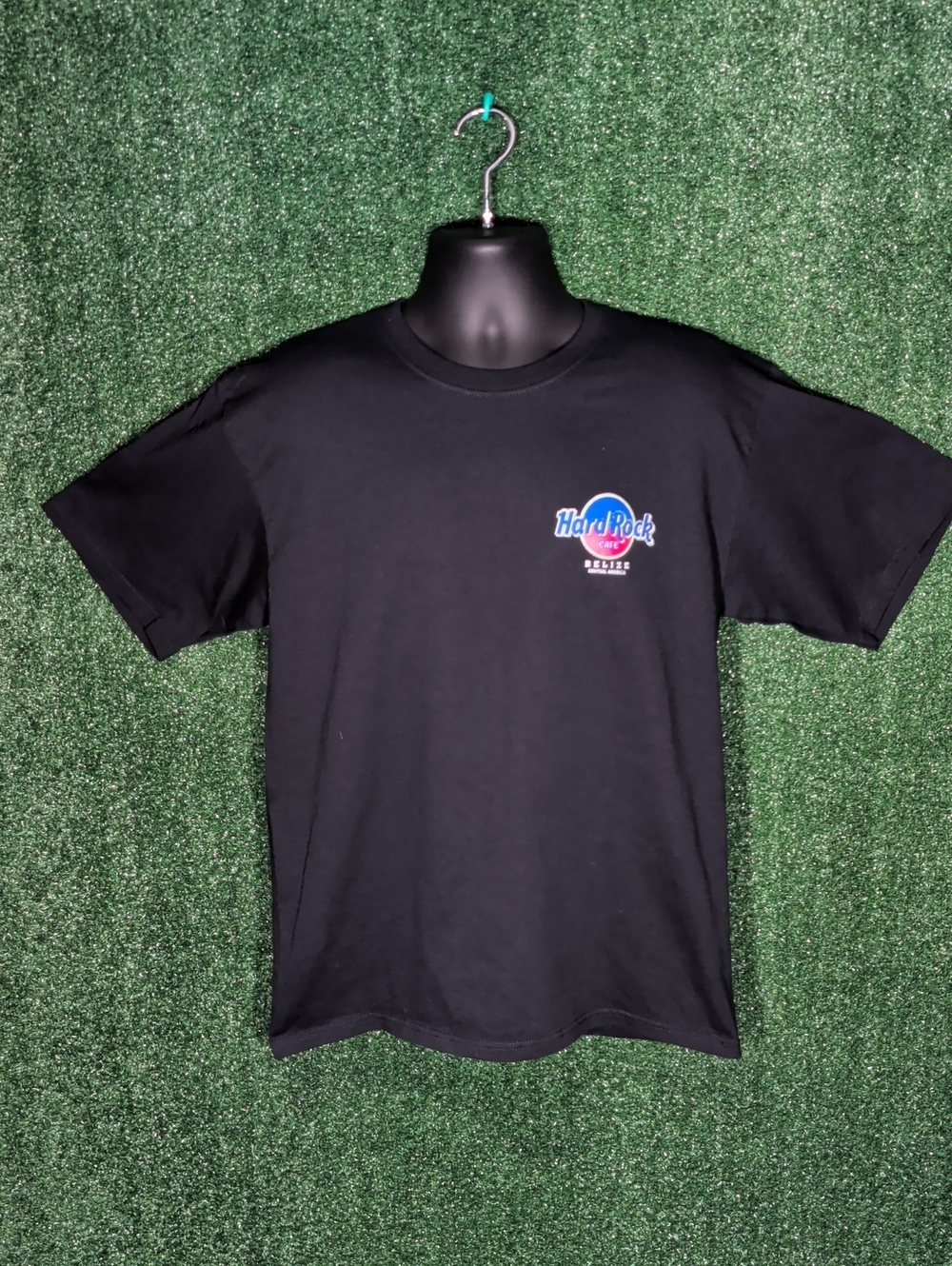 Hard Rock Cafe Black Tee Belize, Central America Size Large